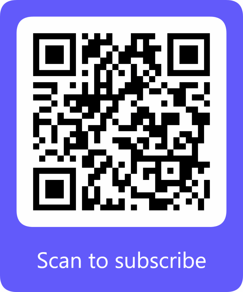 Subscription payment QR